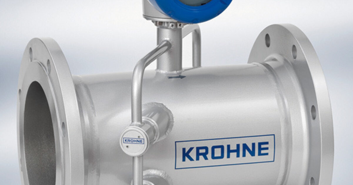 KROHNE ultrasonic gas flowmeter Treatment Plant Operator.